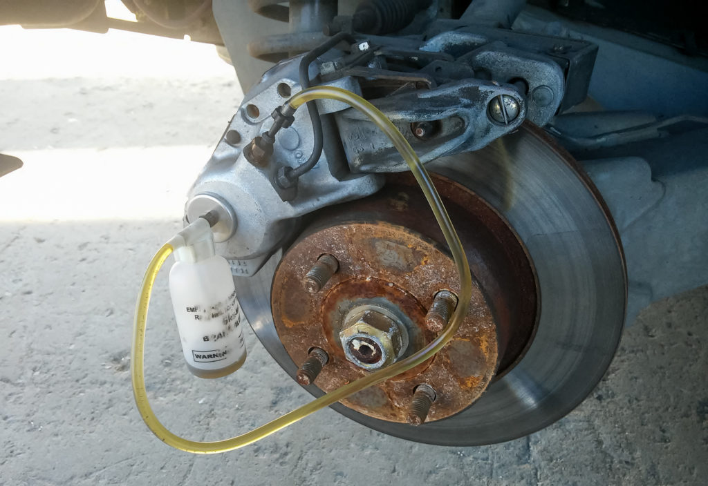 DeLorean Brake Bleeding 1