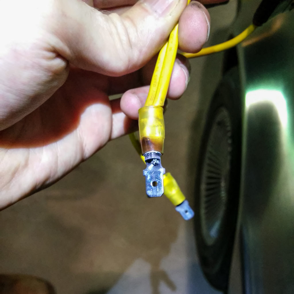 DeLorean Cooling Fan Fail Bypass Wire