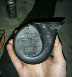 DeLorean Horn Repairs
