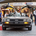 my DeLorean at Queen St Mall in Brisbane, Australia