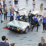 my DeLorean at Queen St Mall in Brisbane, Australia