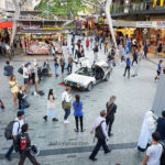 my DeLorean at Queen St Mall in Brisbane, Australia