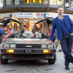 my DeLorean at Queen St Mall in Brisbane, Australia