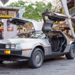 my DeLorean at Queen St Mall in Brisbane, Australia