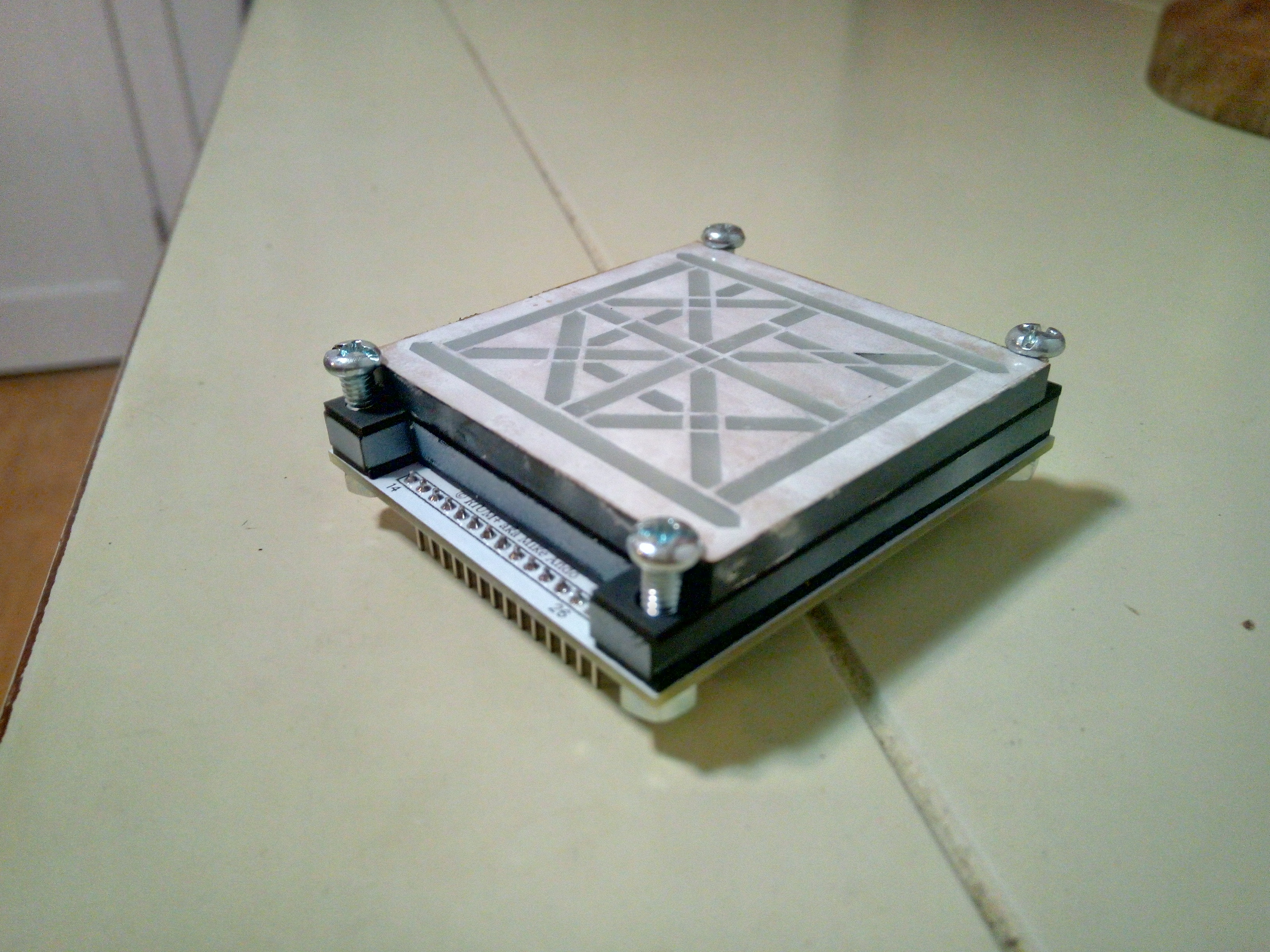 D'ni digit display module assembled