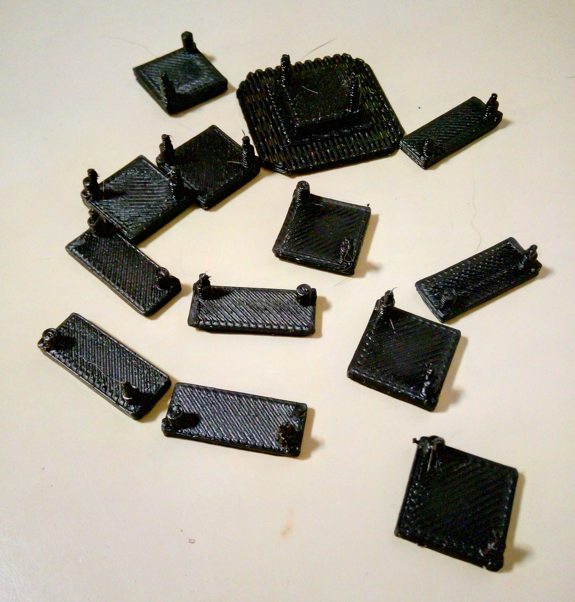 3D-printed standoffs for holding up circuit boards