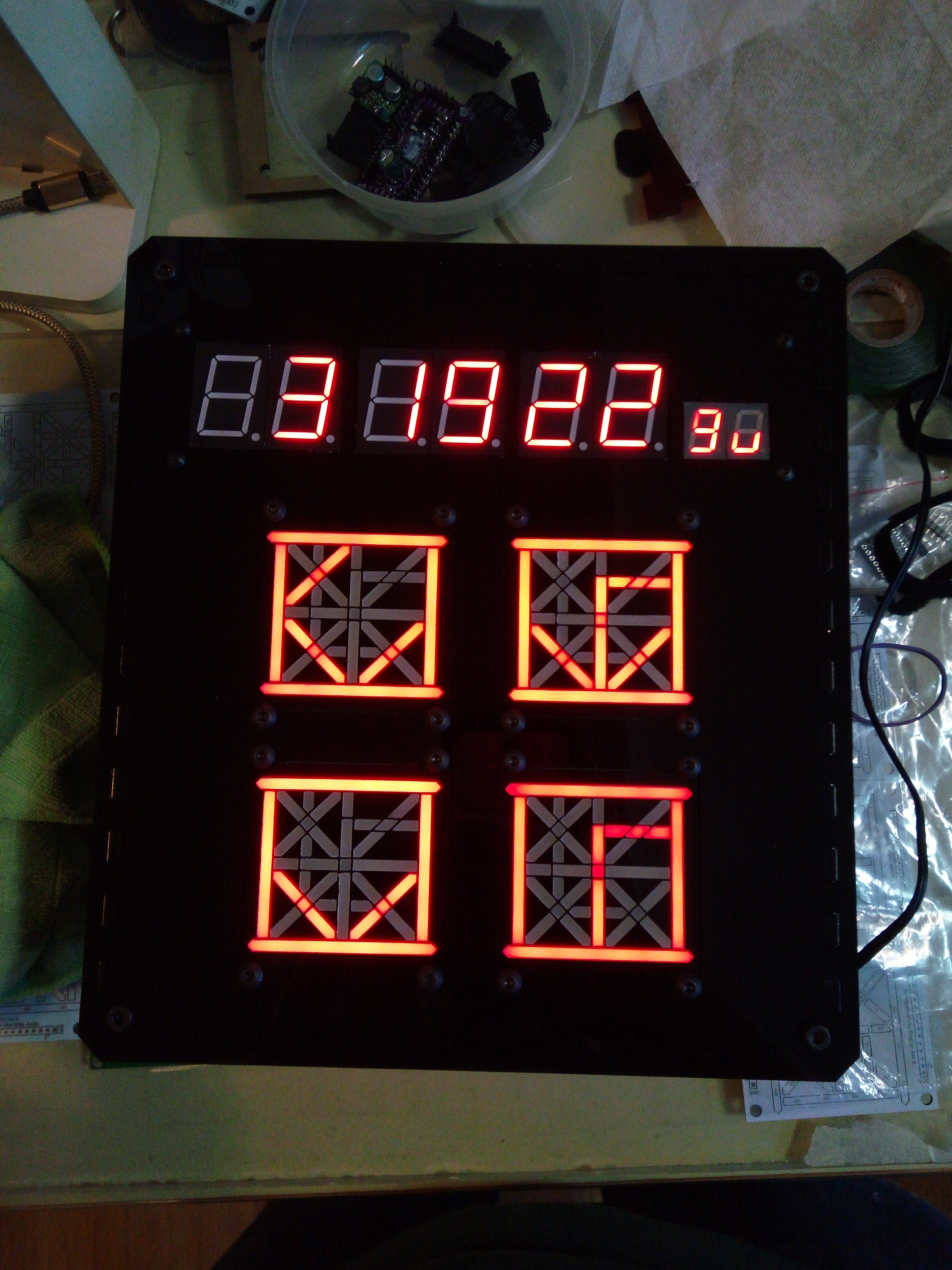 An electronic digital 25-hour D'ni Myst Clock/Chronometer