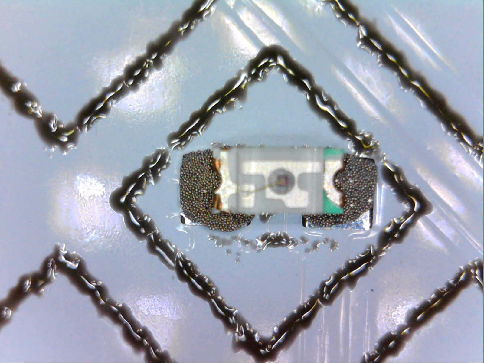 Soldering paste and LEDs zoomed in up-close 4