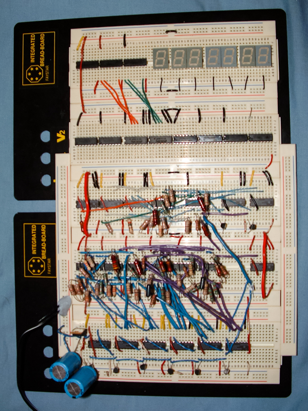Original D'ni digital clock circuit board