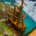 Myst Island Cake - Stoneship Age ship