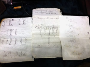 My original digital Myst clock design docs from 2002